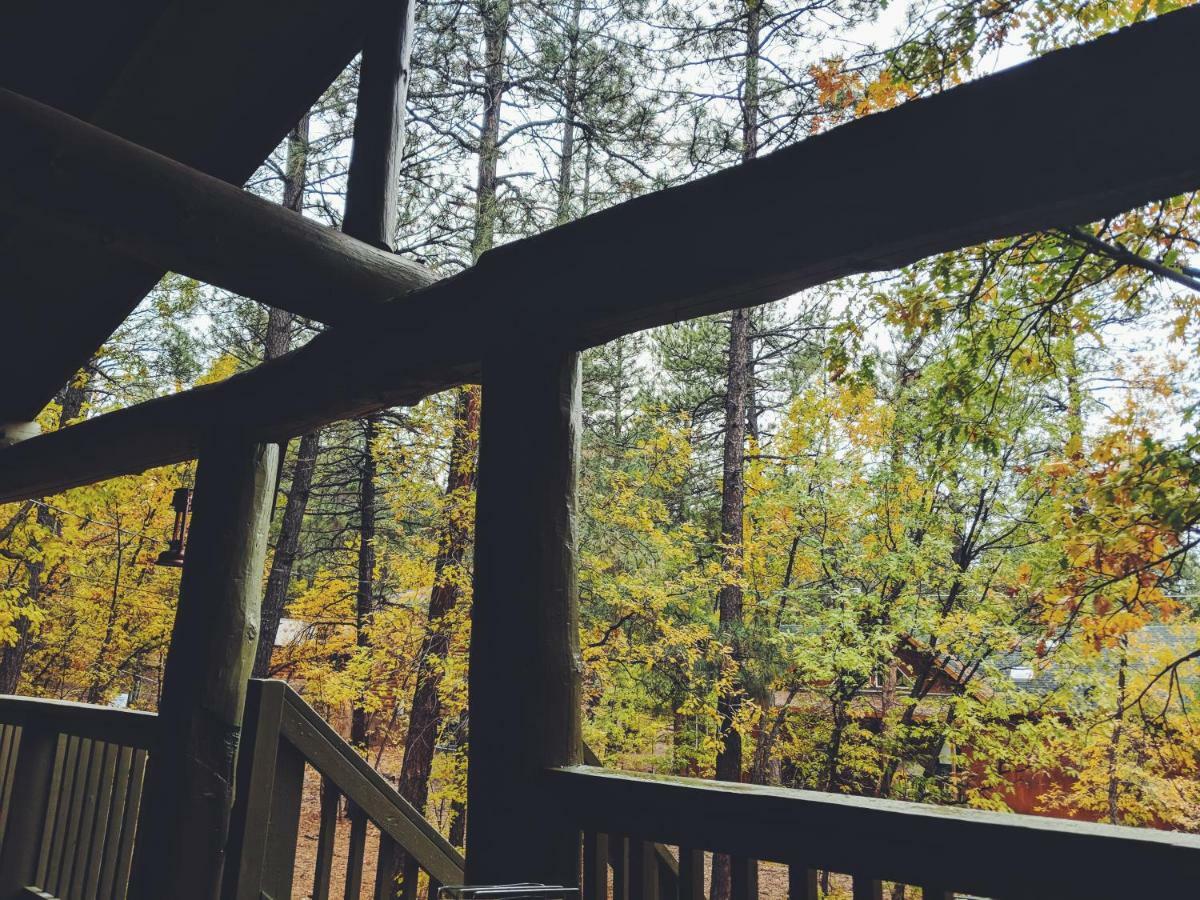 פיינטופ-לייקסייד Cozy Cub Log Cabin - Year Round Tranquil Beauty מראה חיצוני תמונה